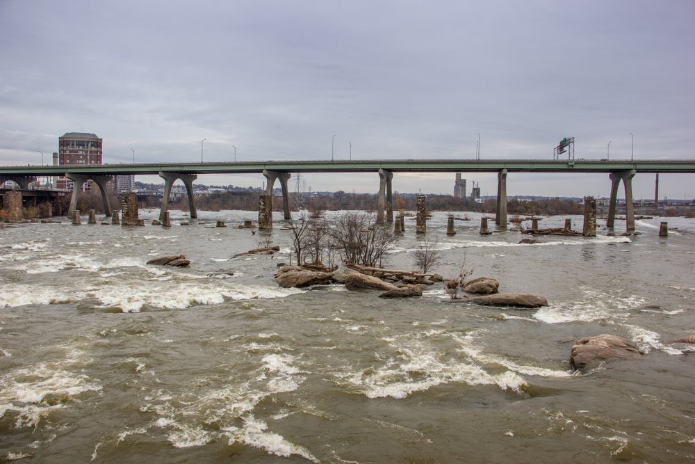 Build your day around the James River and nearby history