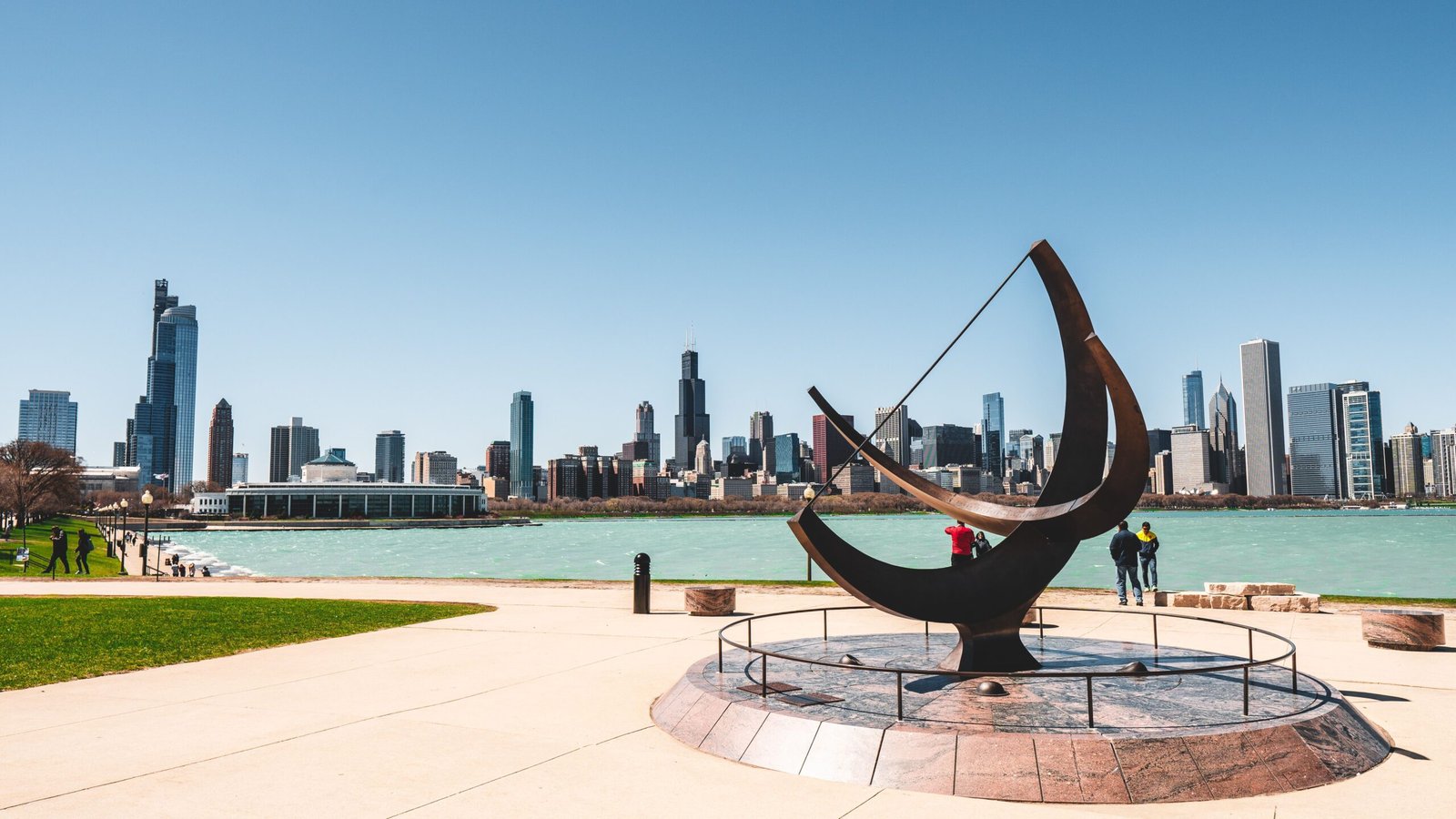 Visit Crescent Park for skyline and river views