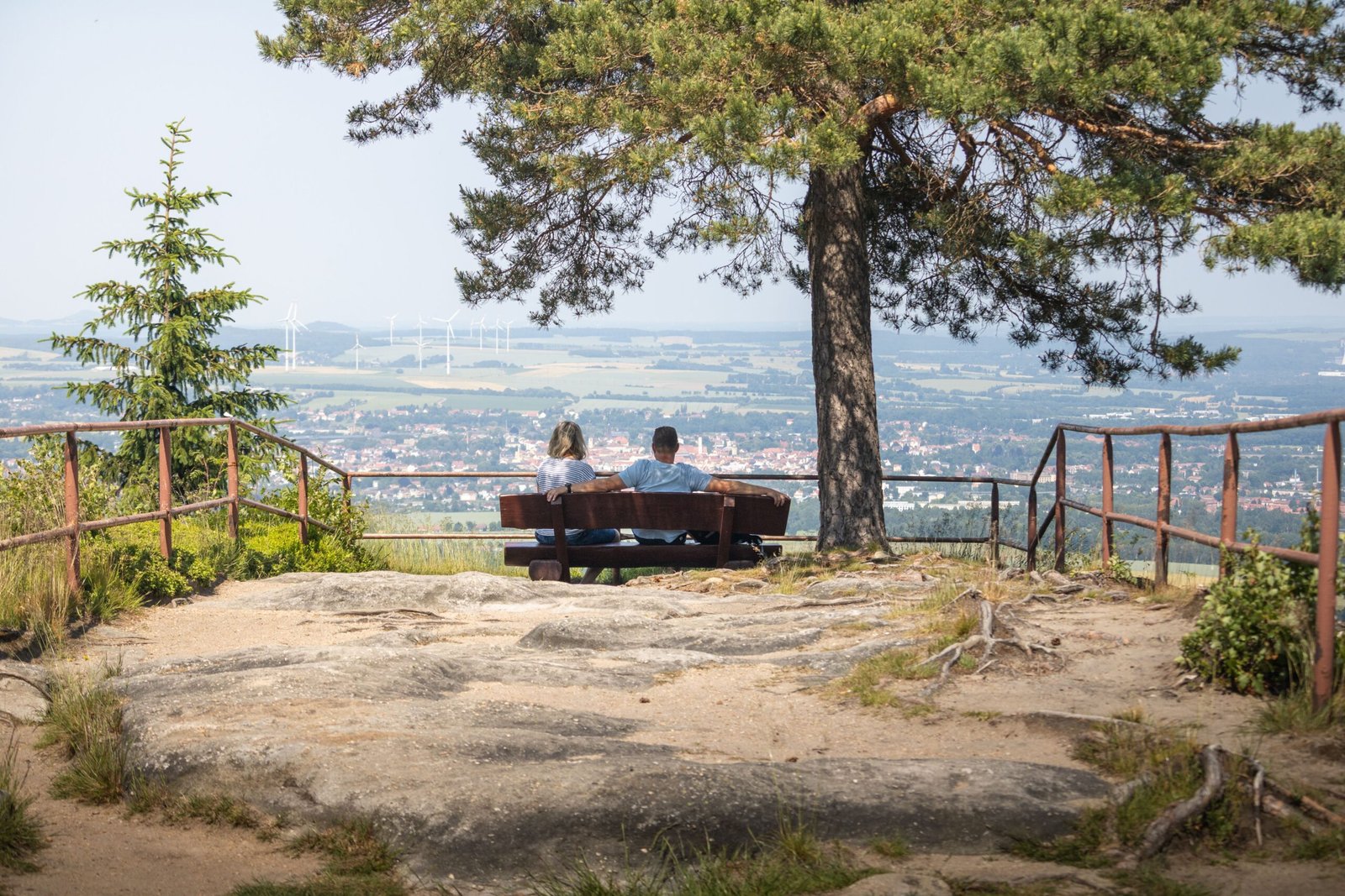 Spend time at outdoor viewpoints.