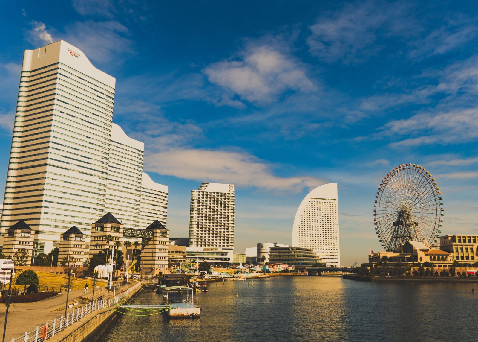Start with Minato Mirai’s waterfront loop