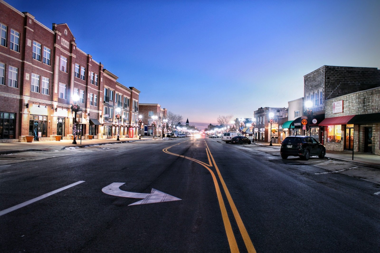 Start with downtown Media’s main street vibes
