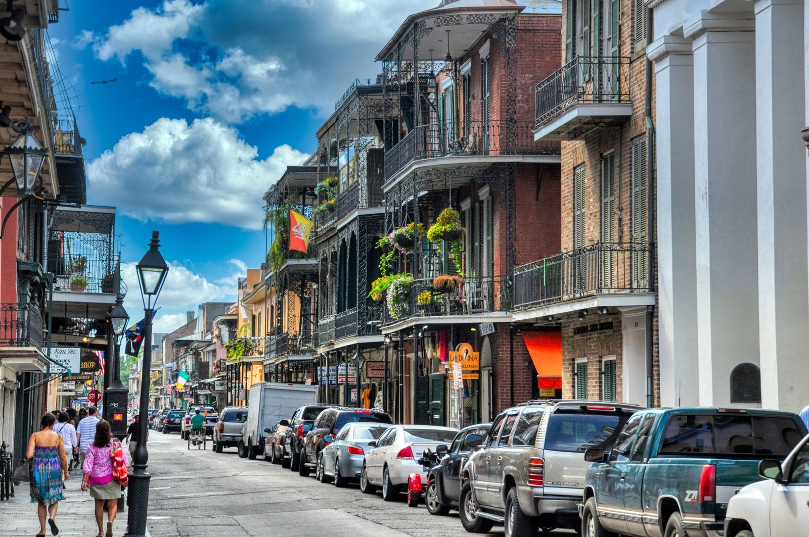 Walk through the French Quarter early in the morning