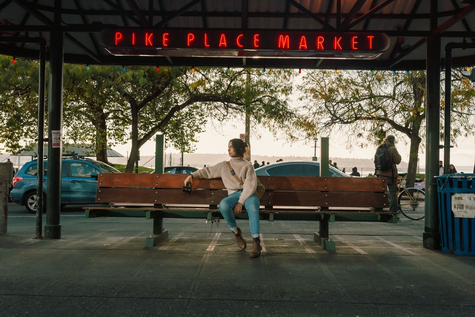 Wander Pike Place Market beyond the first row