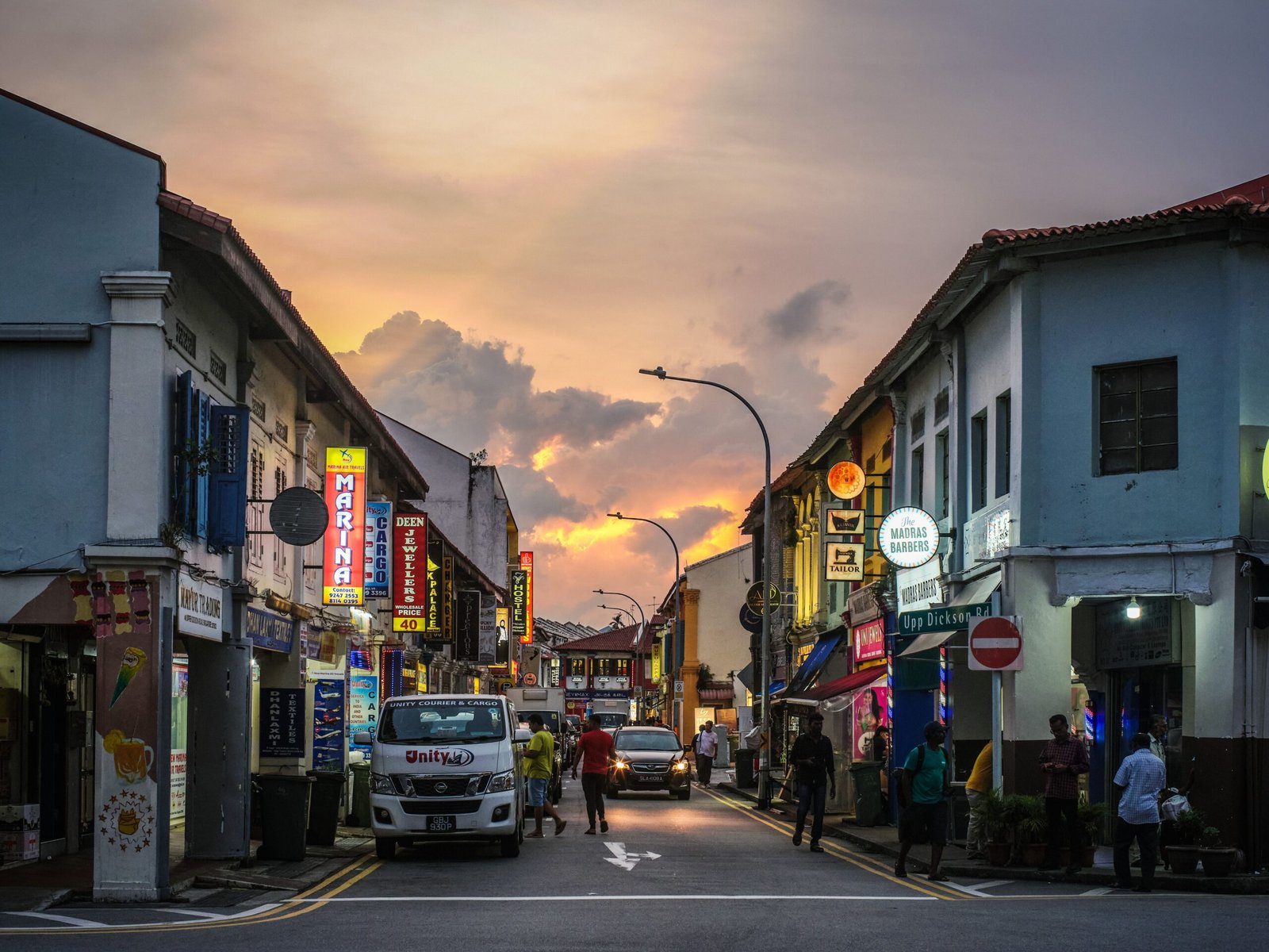 evening activity around local life