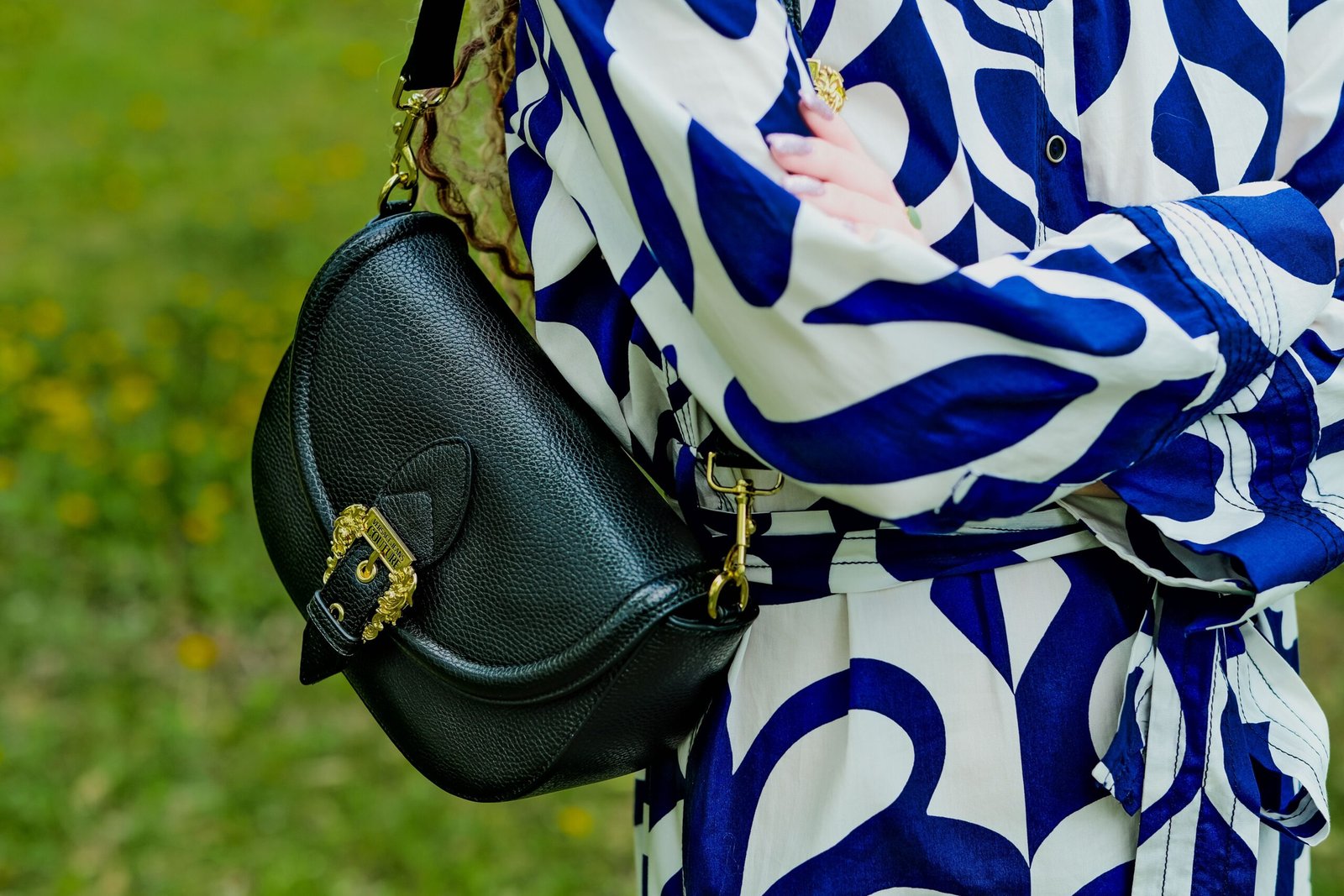 Bring a compact bag or crossbody for ease and safety