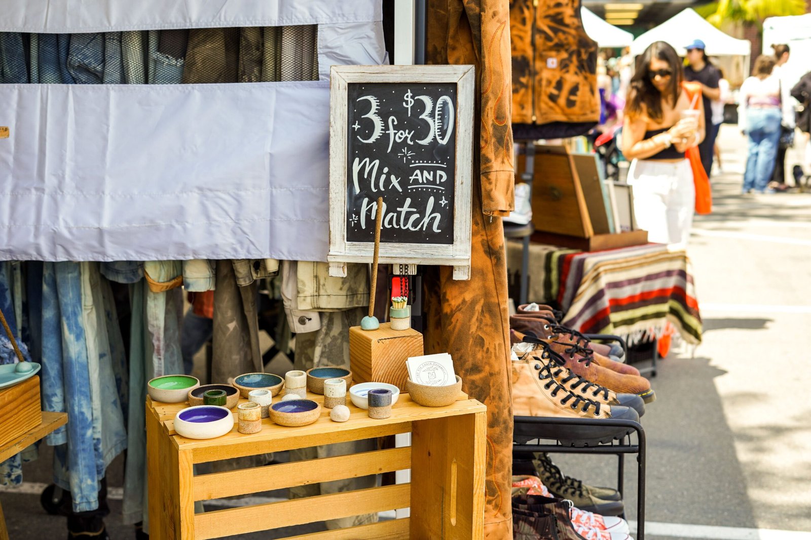 Shop local art in the slower morning hours