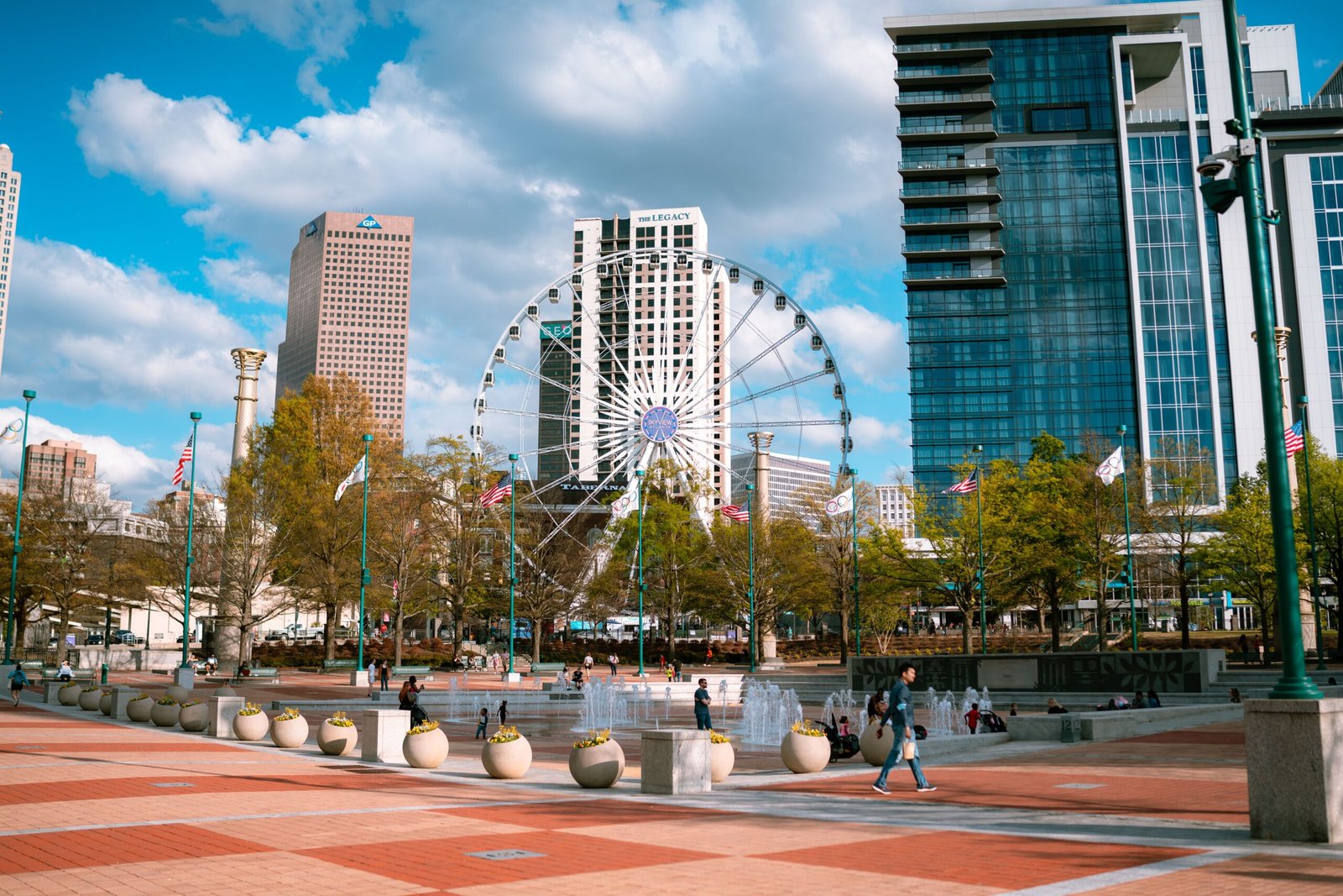 Start at Centennial Olympic Park (perfect first stop)