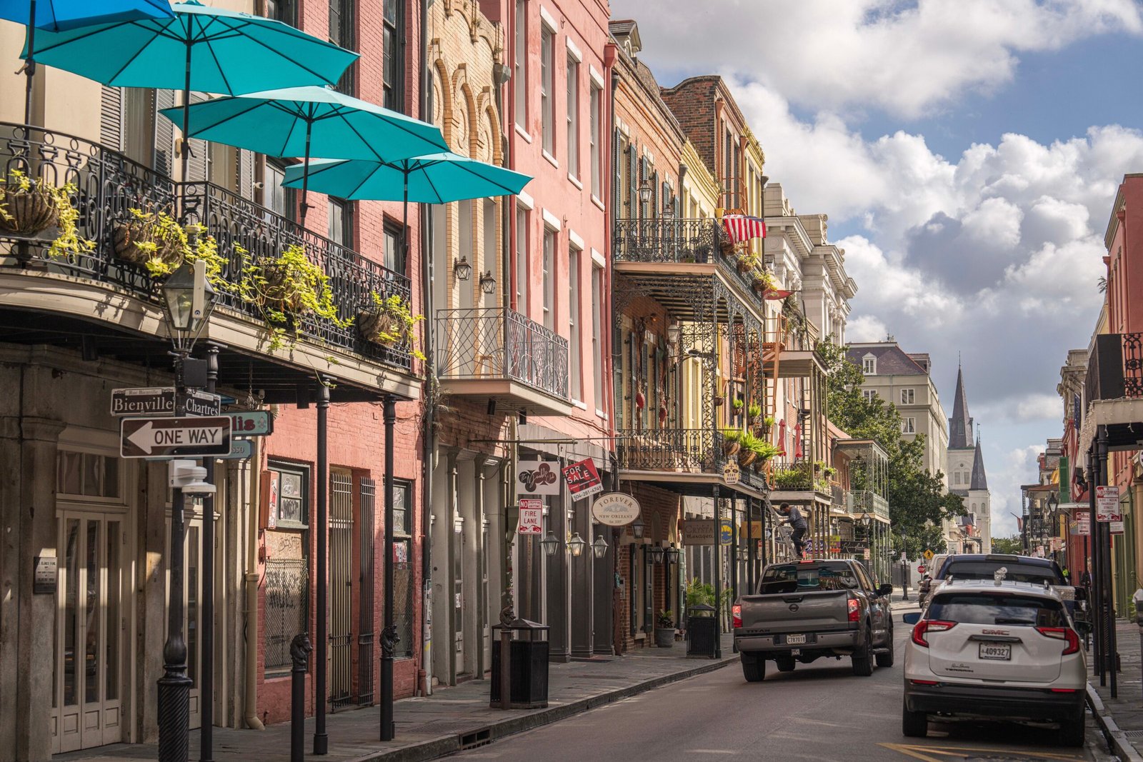 Start at Jackson Square, then build outward