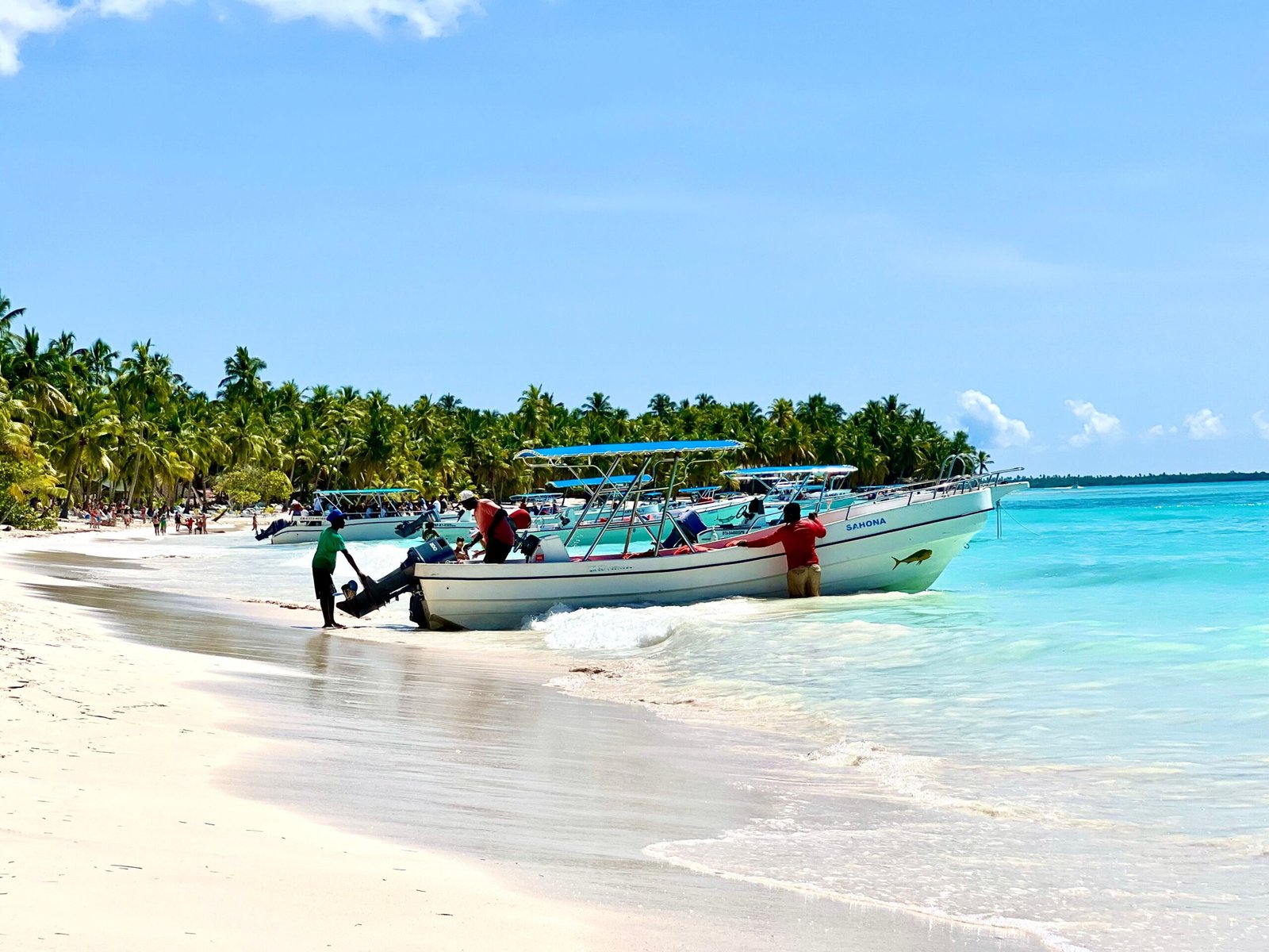 Start with the classic: Saona Island