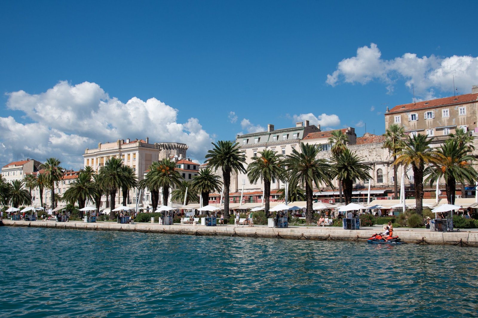Start with the waterfront promenade