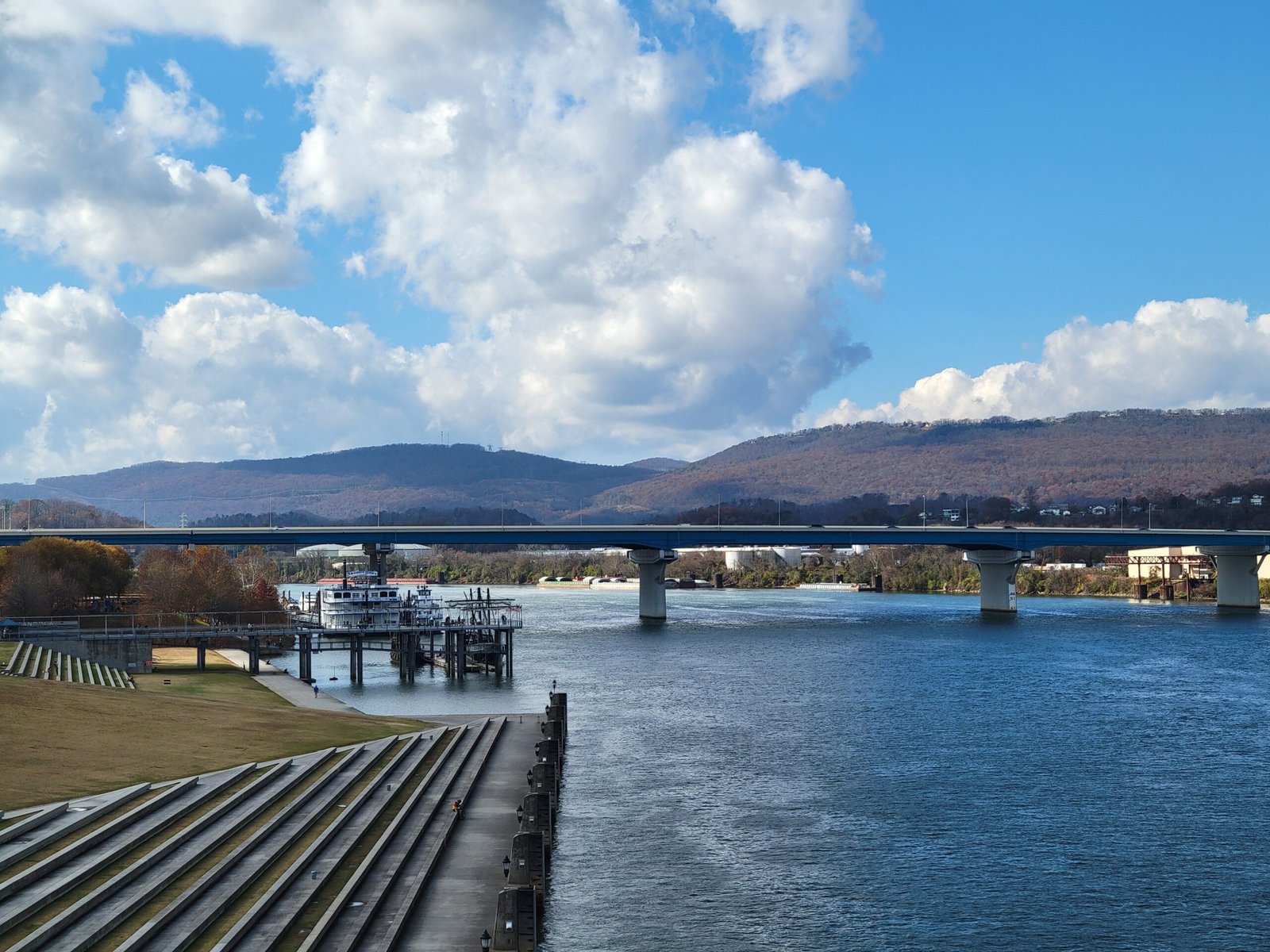 Start with a river walk in the center