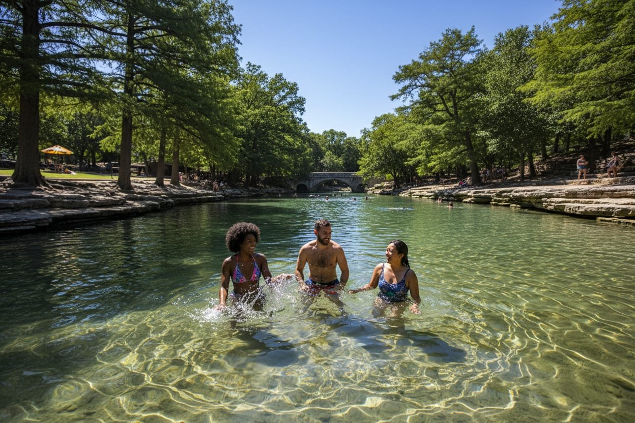 Head to Barton Springs for a refreshing daytime break