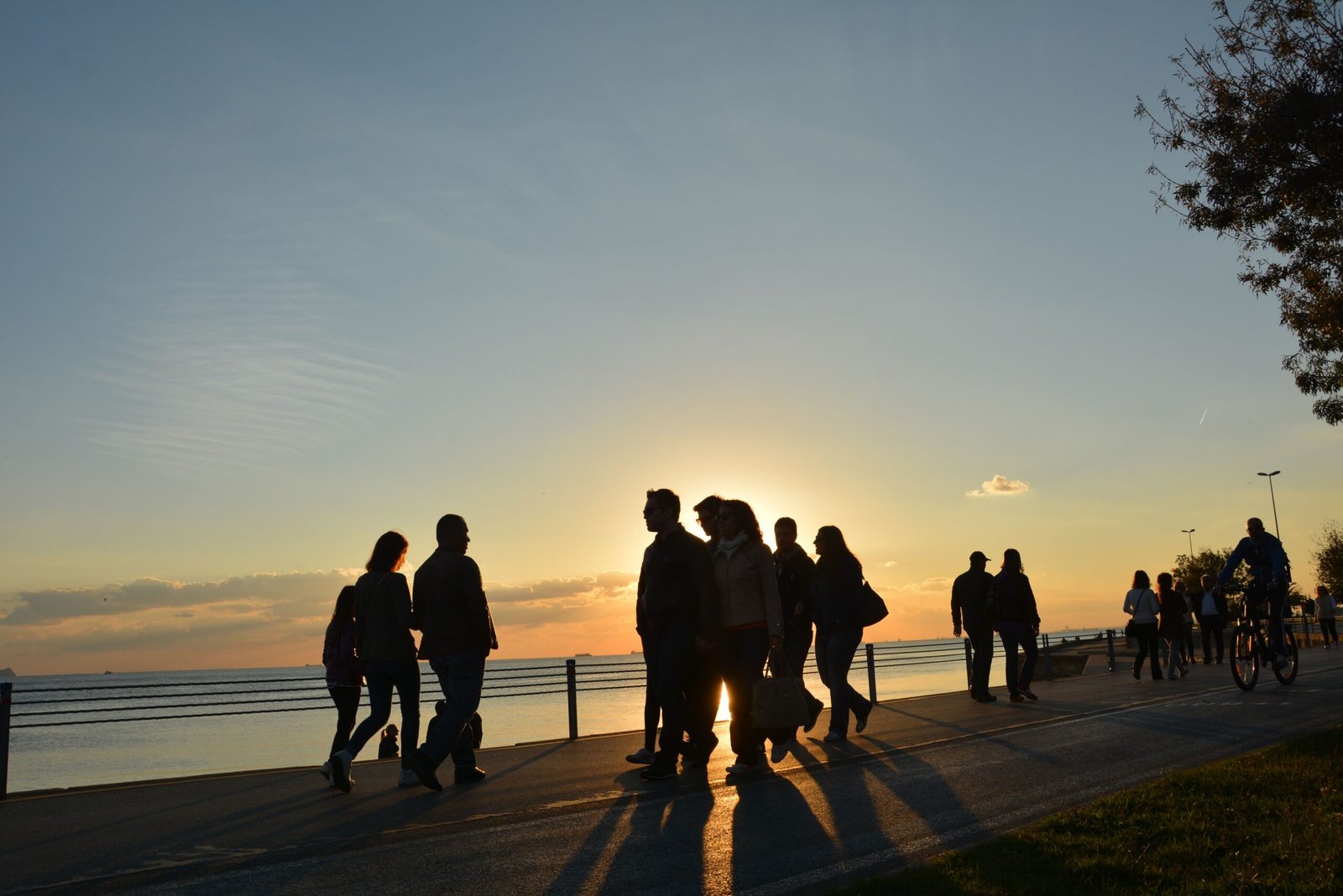 Plan an evening stroll for calm lake views