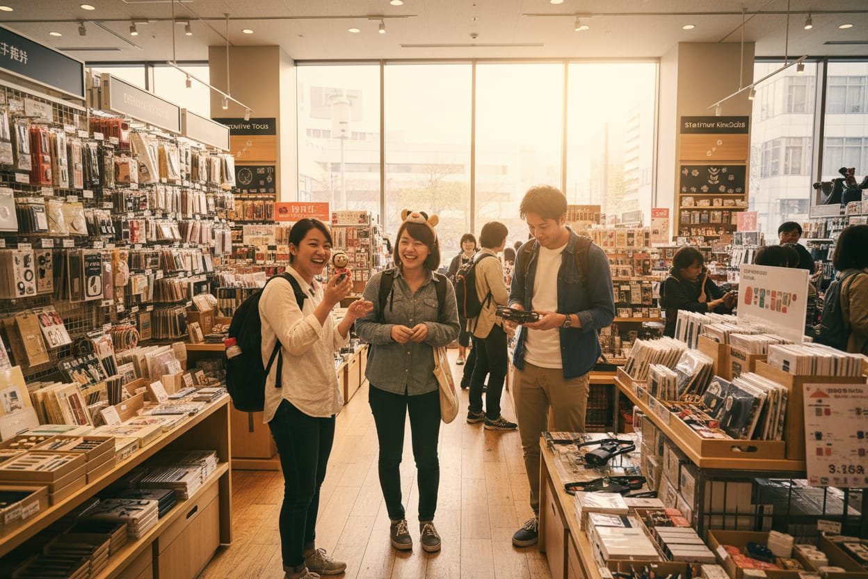 Visit local shops and bookstores near downtown