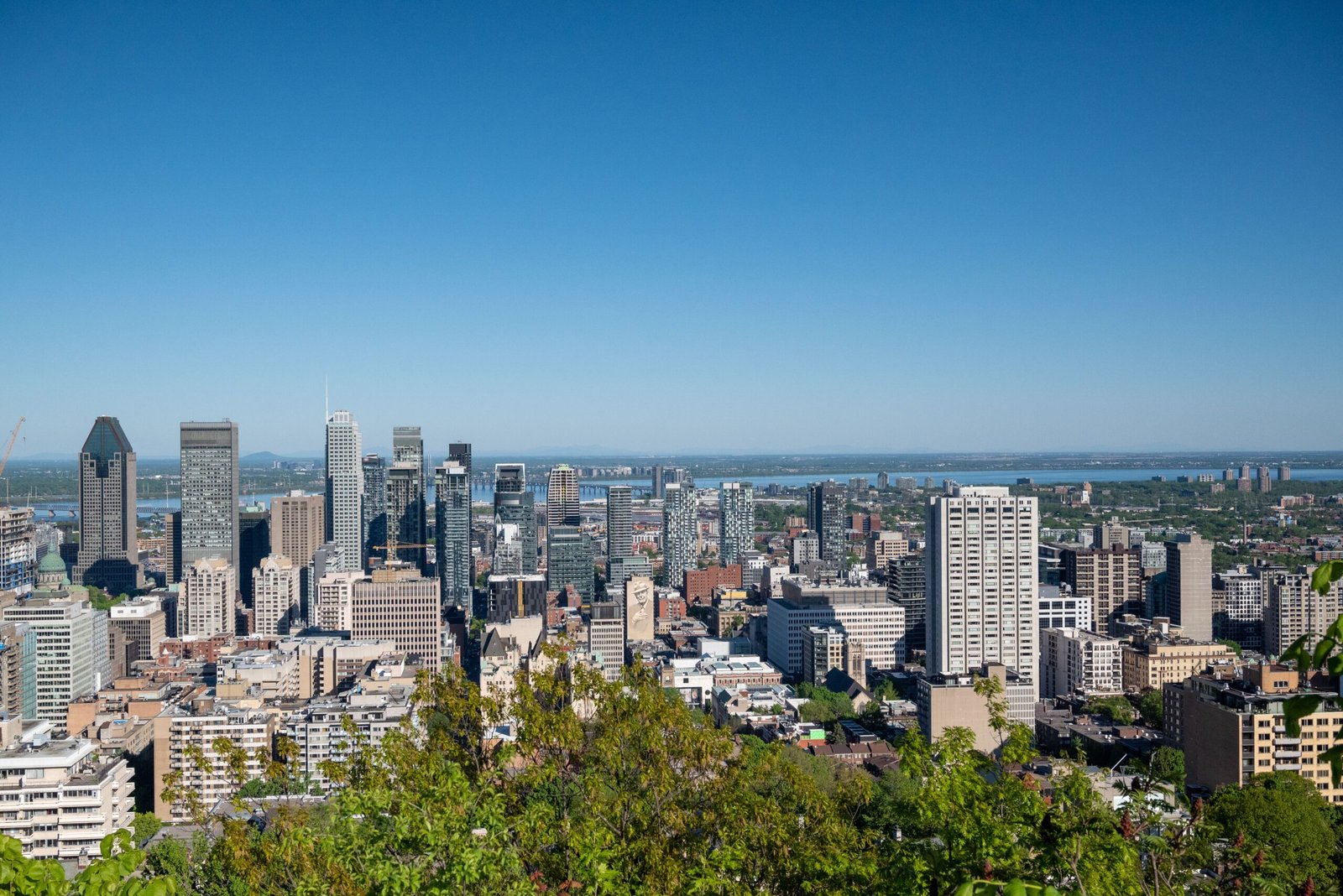 Overview city of Montreal