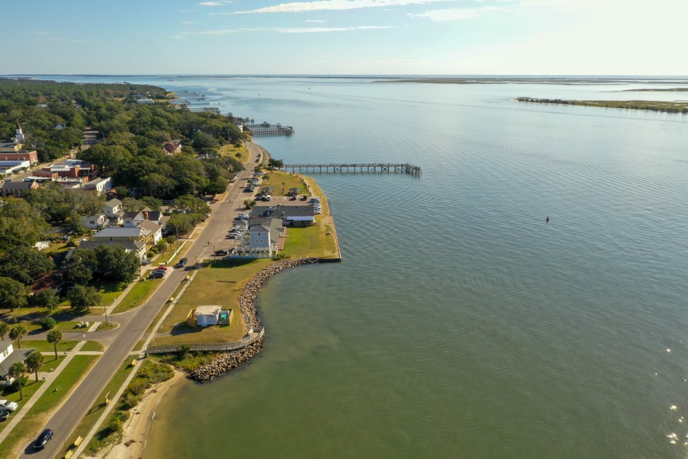 Overview city of Southport NC