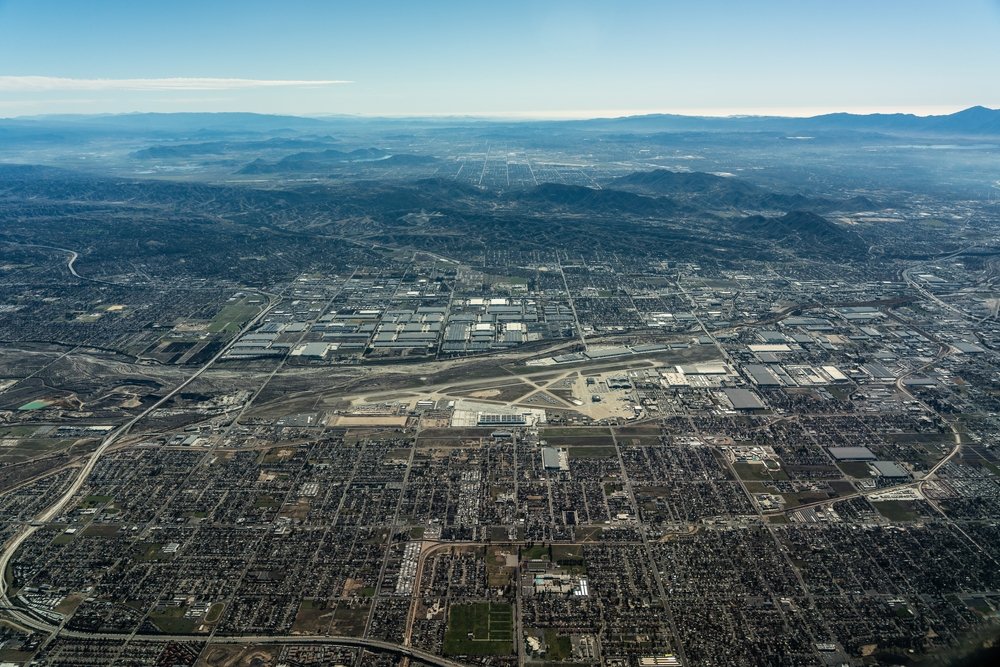 Overview city of San Bernardino