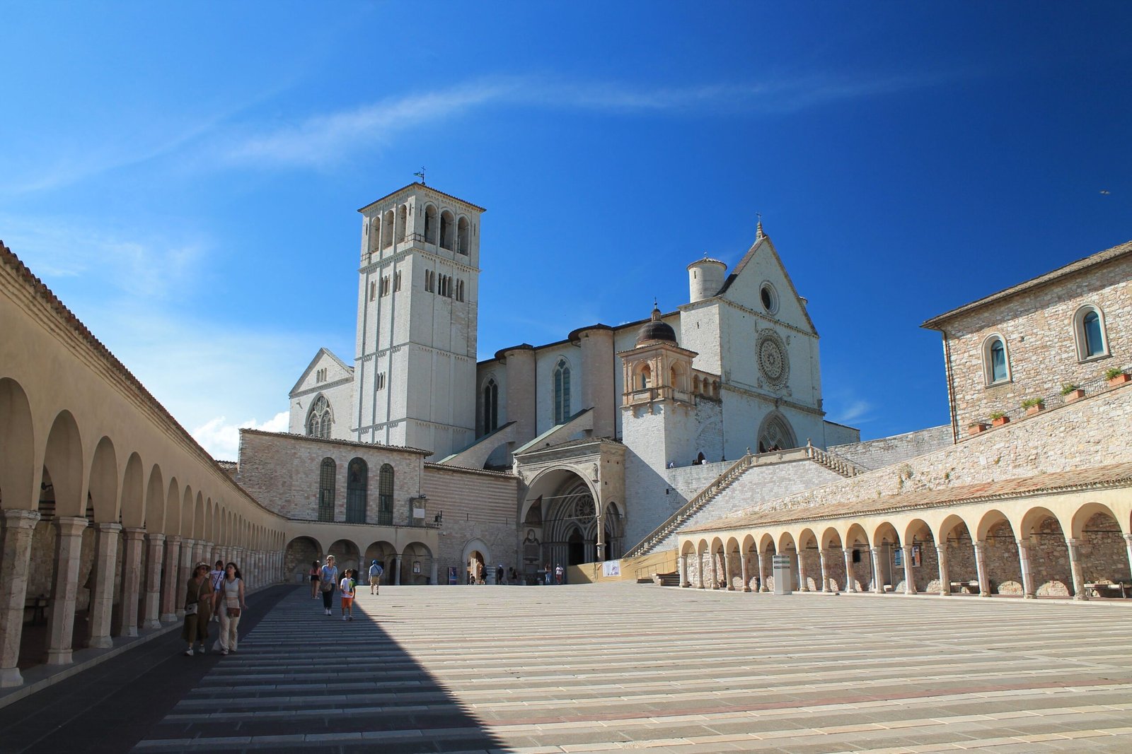 Overview city of Assisi Italy