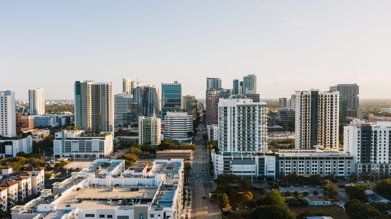 Overview city of Aventura Florida