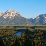 Overview city of Grand Tetons