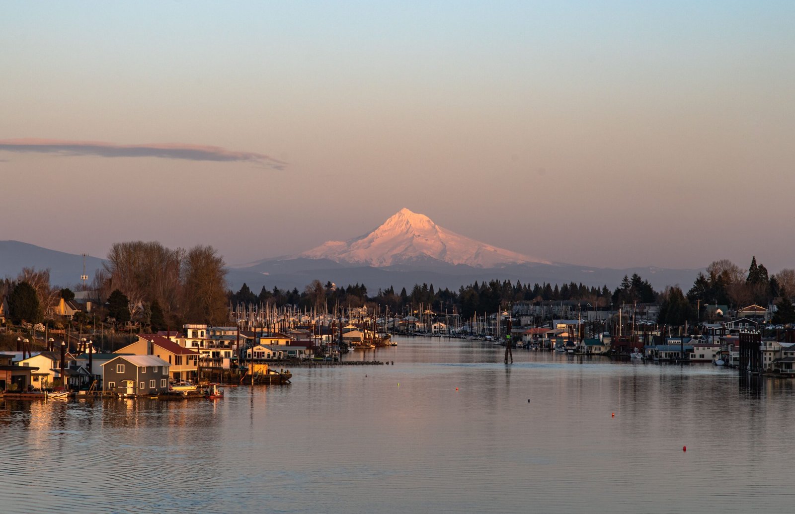 Overview city of Hood River
