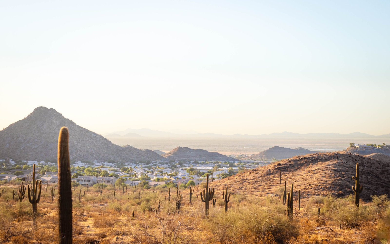 Overview city of Phoenix Arizona