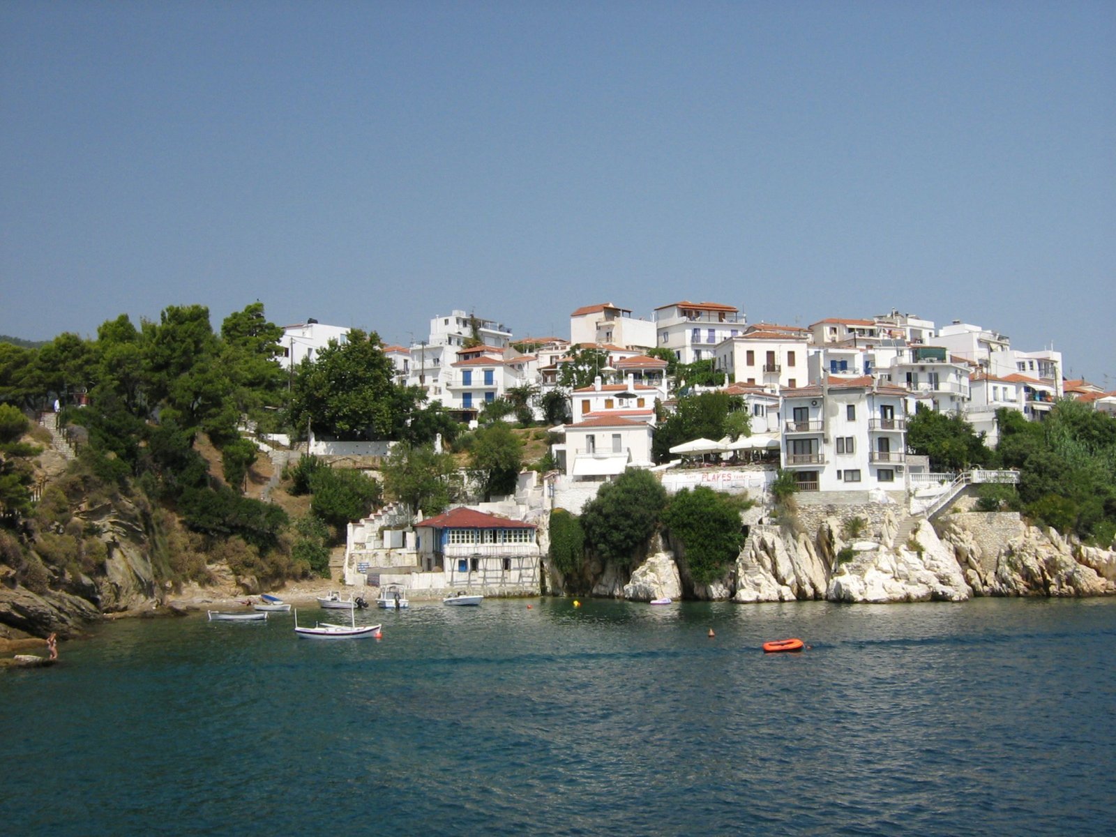 Overview city of Skiathos