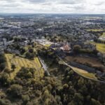 Overview city of Stirling Scotland