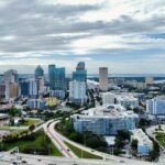 Overview city of Tampa Florida