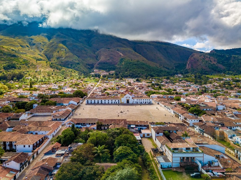 Overview city of Villa De Leyva