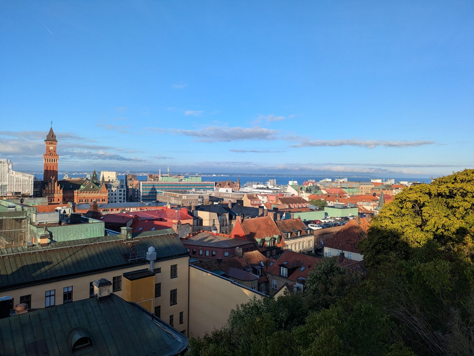 Overview city of Helsingborg
