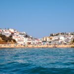 Overview city of Carvoeiro Portugal