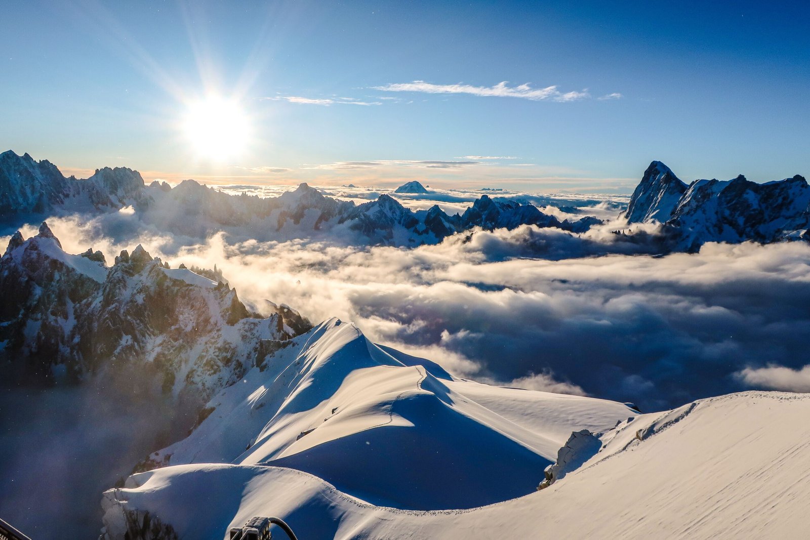 Overview city of Chamonix-Mont-Blanc