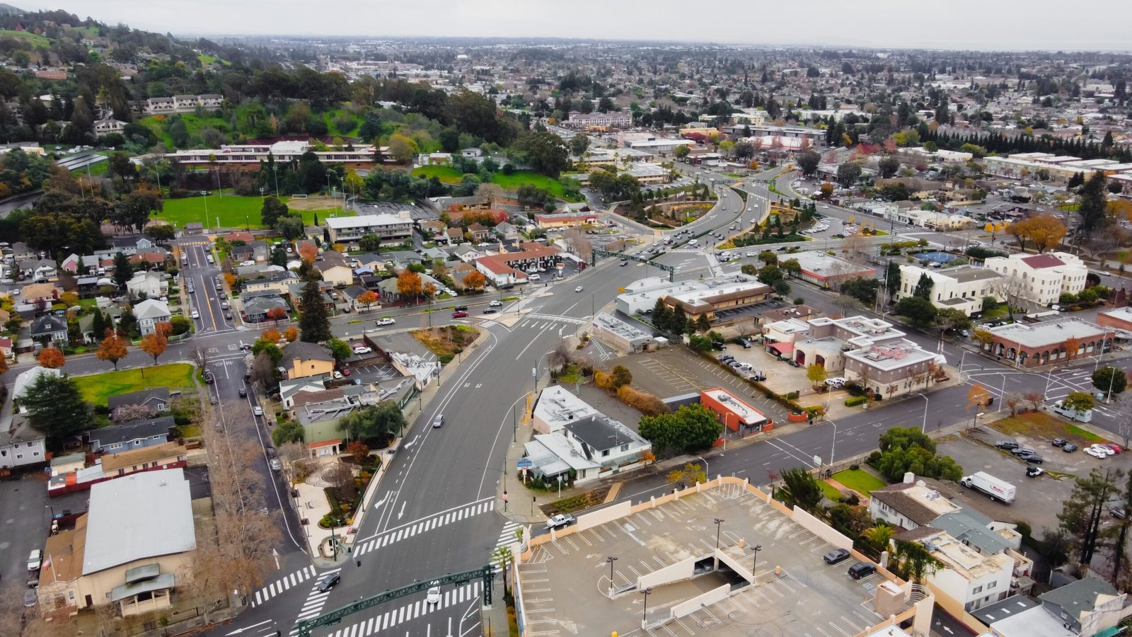 Overview city of Jackson California