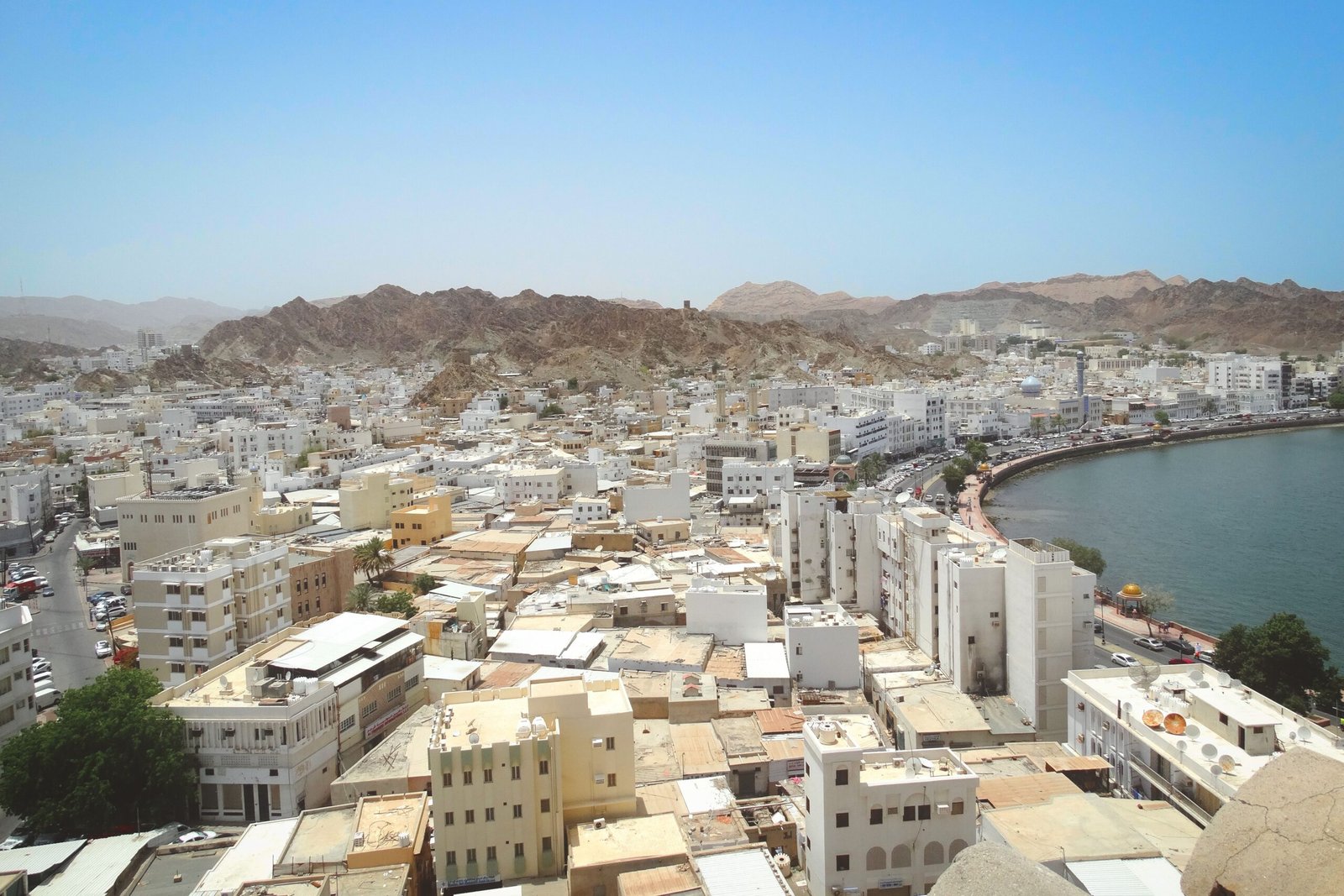 Overview city of Muscat Oman