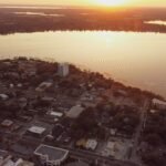 Overview city of Okoboji Iowa