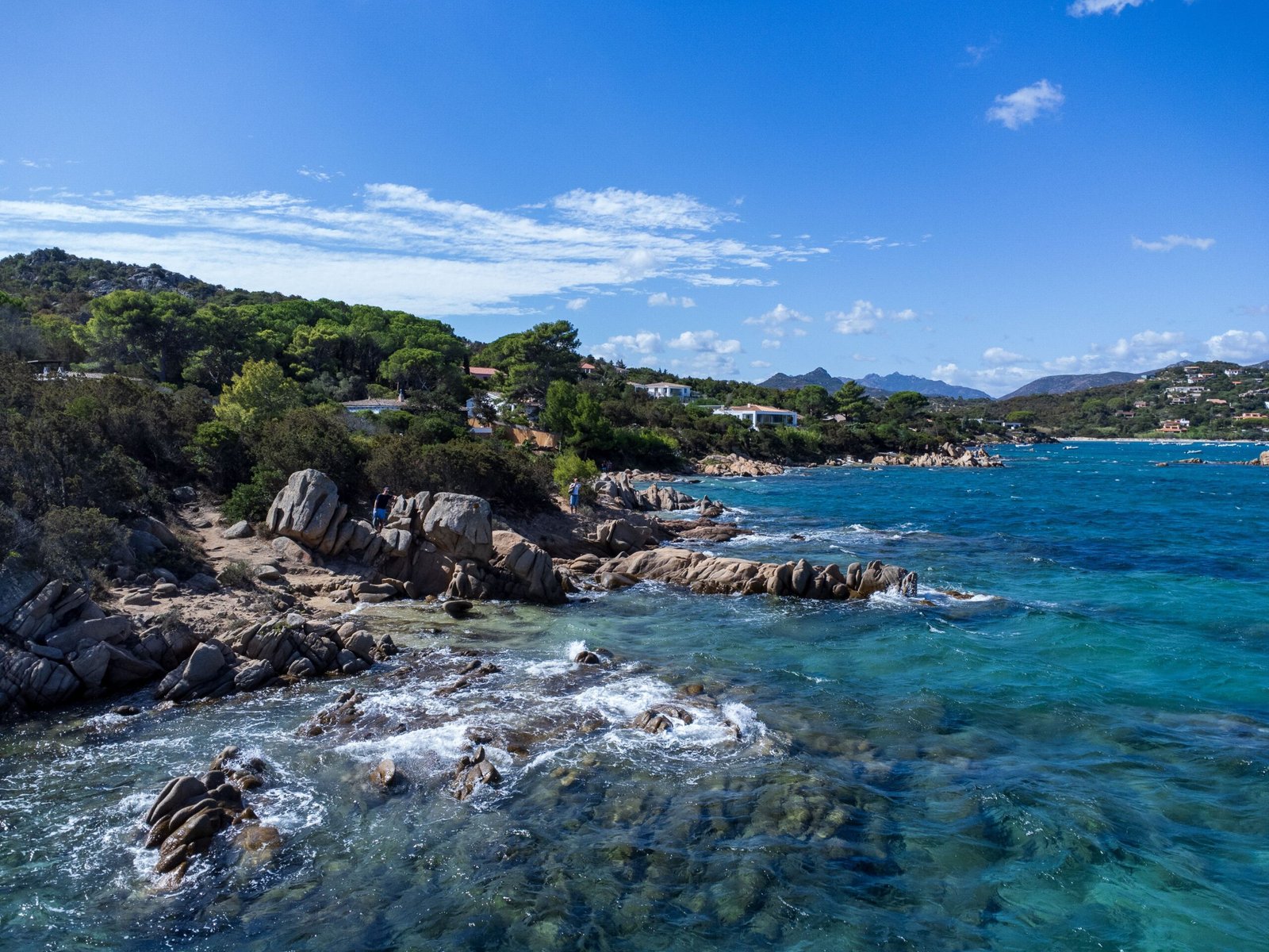 Overview city of Olbia Sardinia