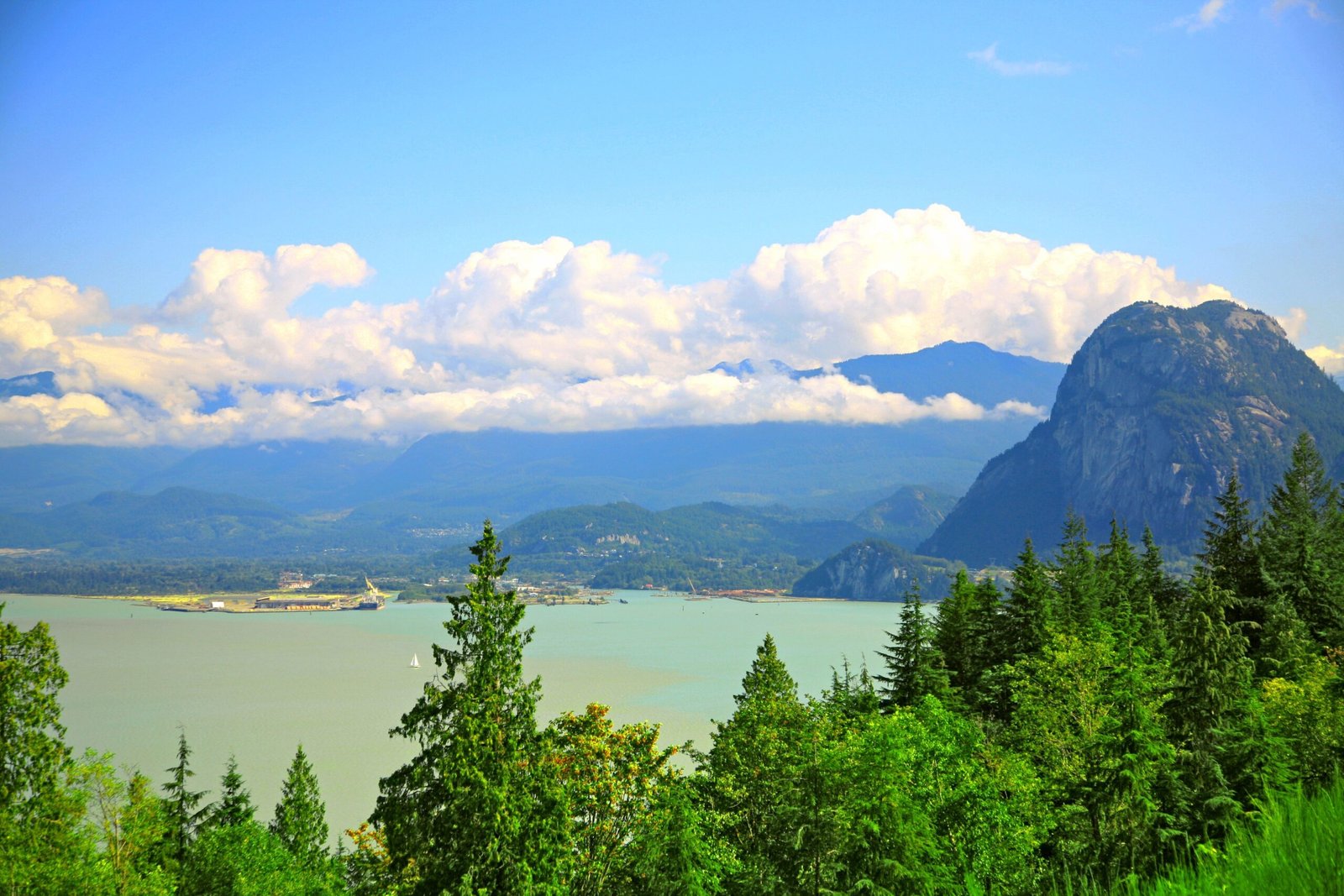 Overview city of Squamish BC