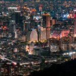 Overview city of Taipei Taiwan