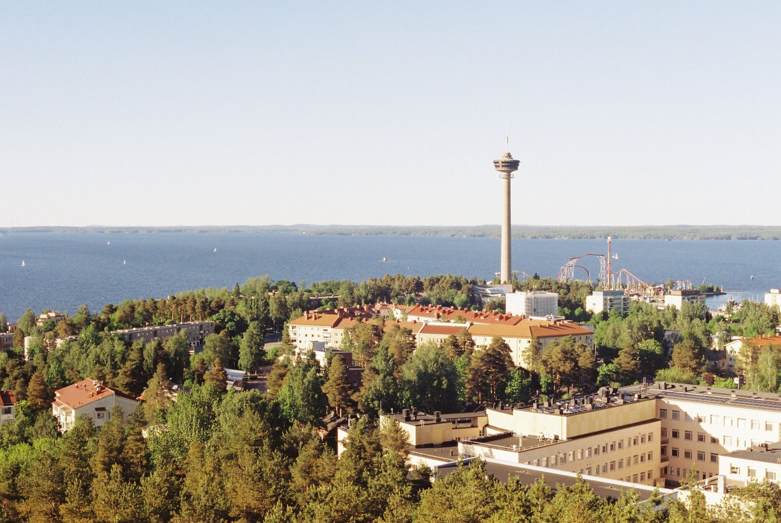 Overview city of Tampere Finland