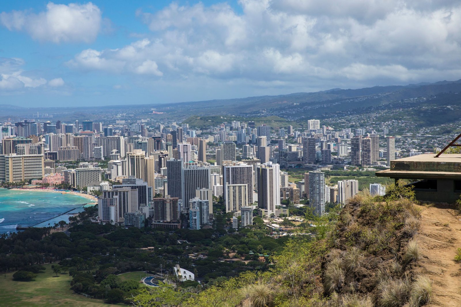 Overview city of Waikiki
