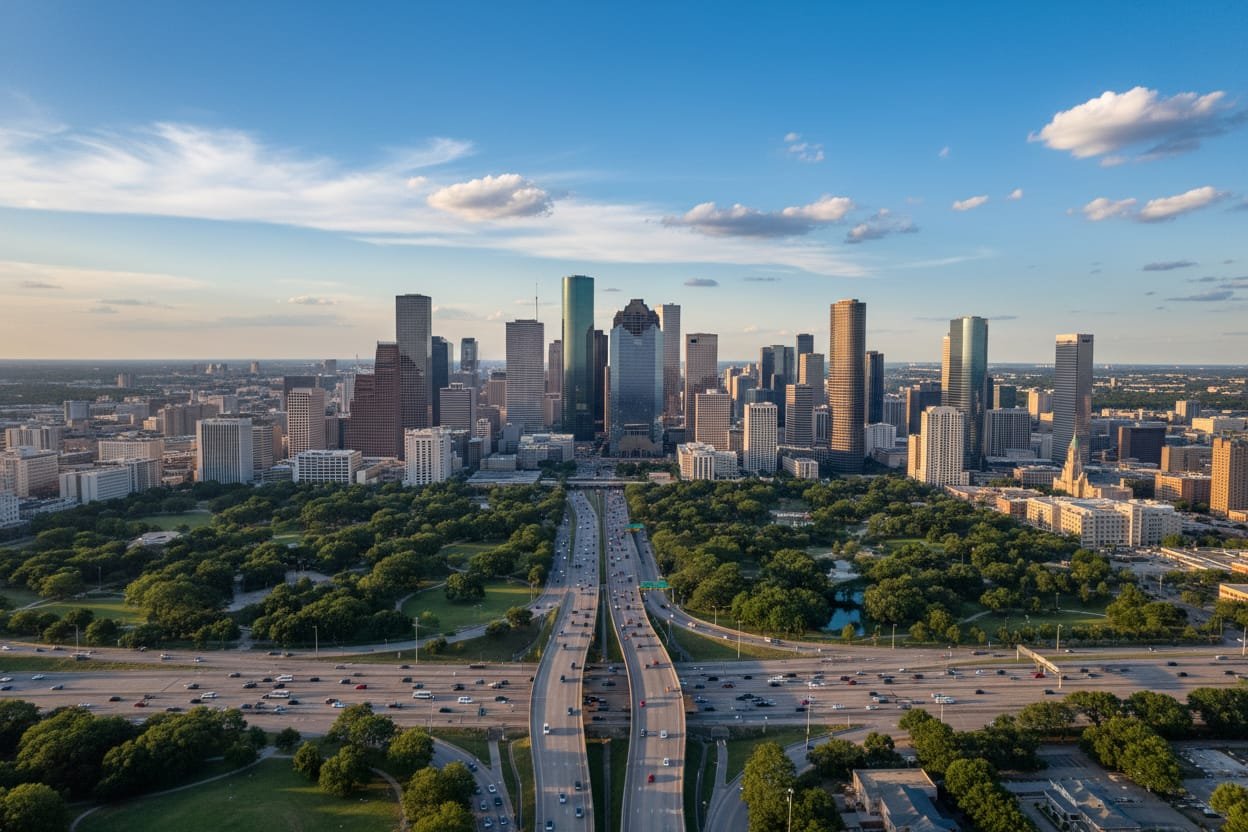 Overview city of Houston