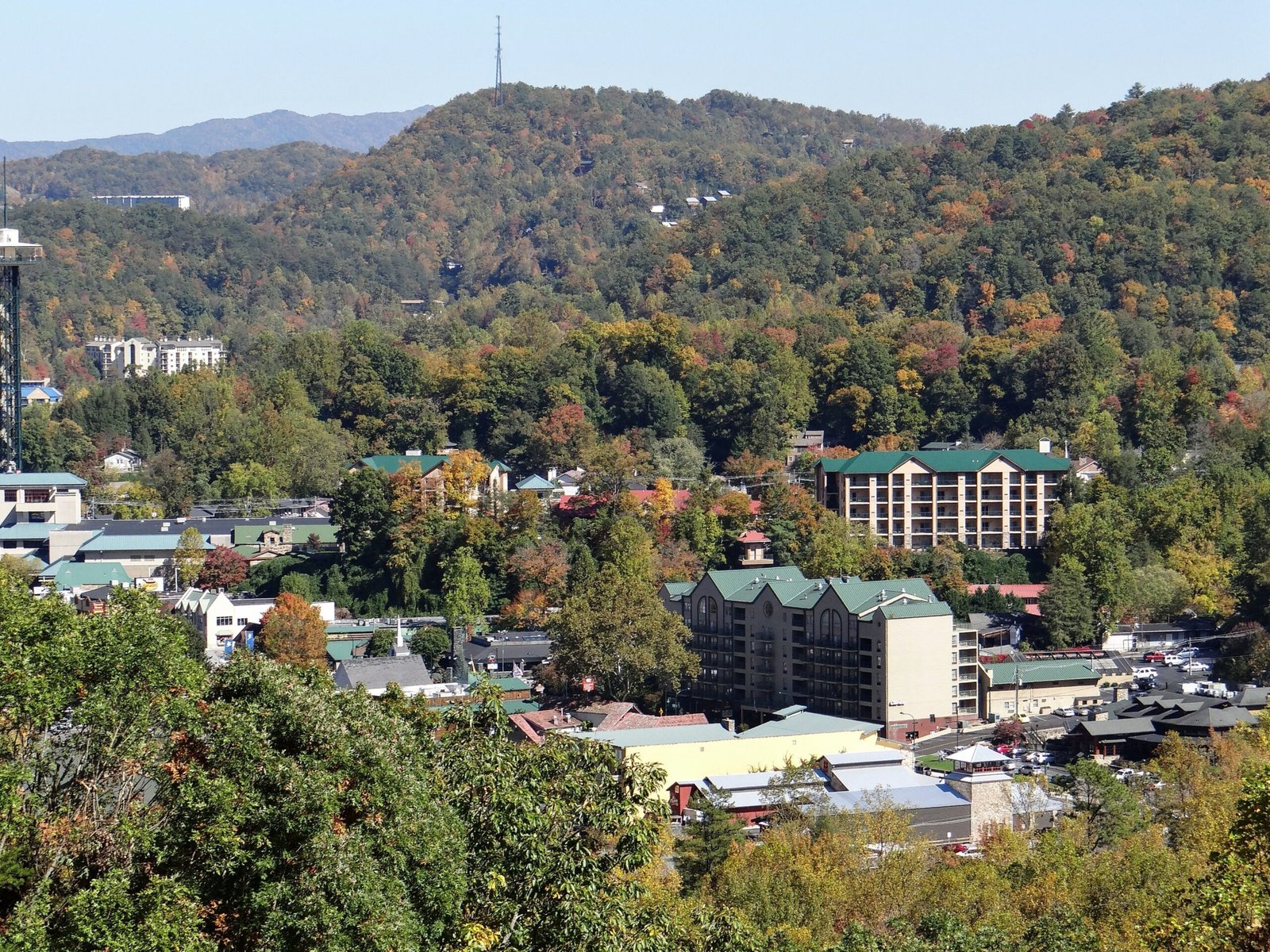 Overview city of Pigeon Forge